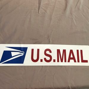 Magnetic Postal sign